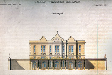 Contractor’s drawing based on Brunel’s specifications for Bath station (Adrian Vaughan Collection)