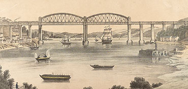 View of Royal Albert Bridge (Private collection)