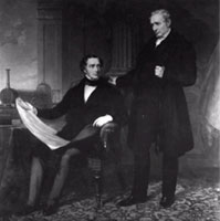 Portrait of George and Robert Stephenson (ICE)