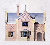 Contractor’s drawing based on Brunel’s specification for GWR’s public house at Steventon (Adrian Vaughan Collection)