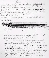 Page from report by Brunel’s assistant Richard Beamish (ICE)
