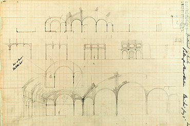 Brunel sketches for Paddington station