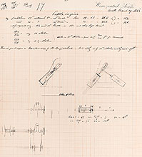 Brunel sketch of paddle engine (University of Bristol)