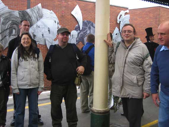 art+power and Arup – Mural at Temple Meads Station.