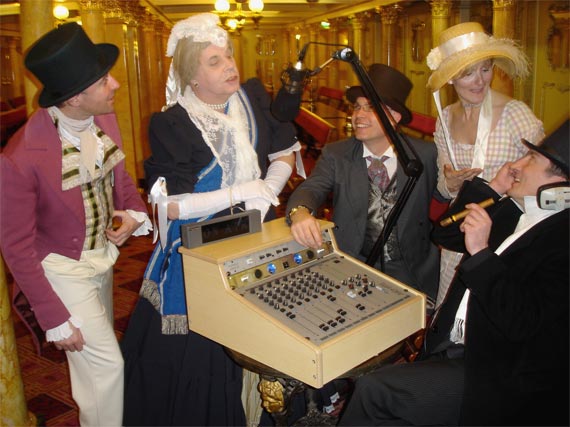 B200 fm - Broadcasting from the ss Great Britain. 